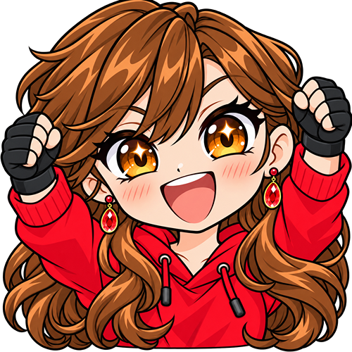 Red Hoodie — PogU — Static Emotes example