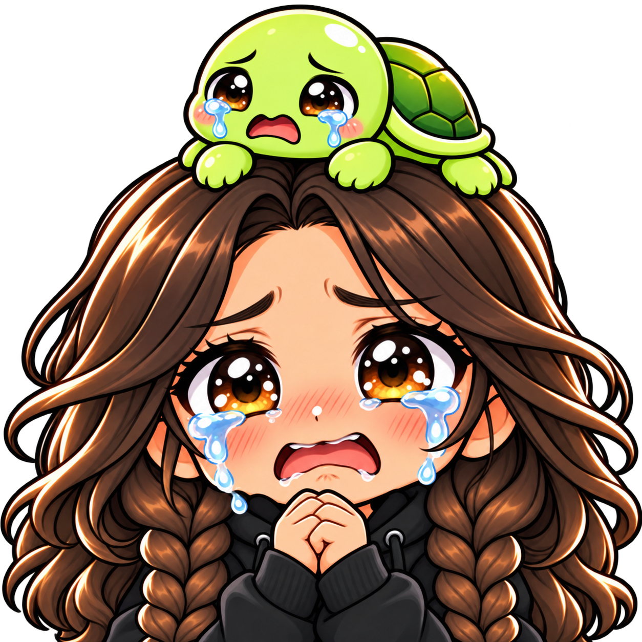 Turtle Companion — BibleThump — Static Emotes example