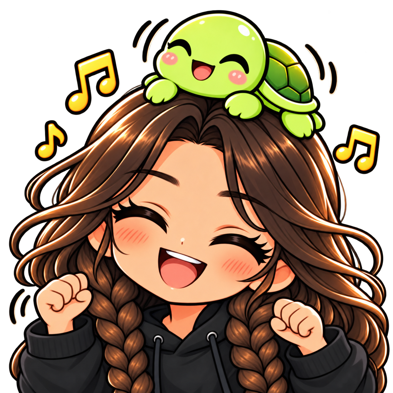 Turtle Companion — CatJAM — Static Emotes example