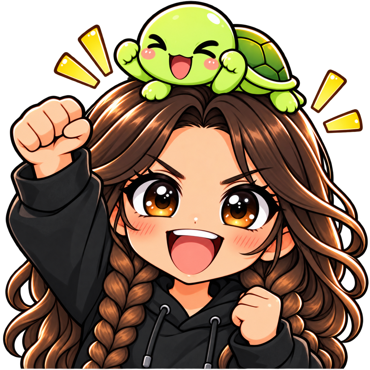 Turtle Companion — CurseLit — Static Emotes example