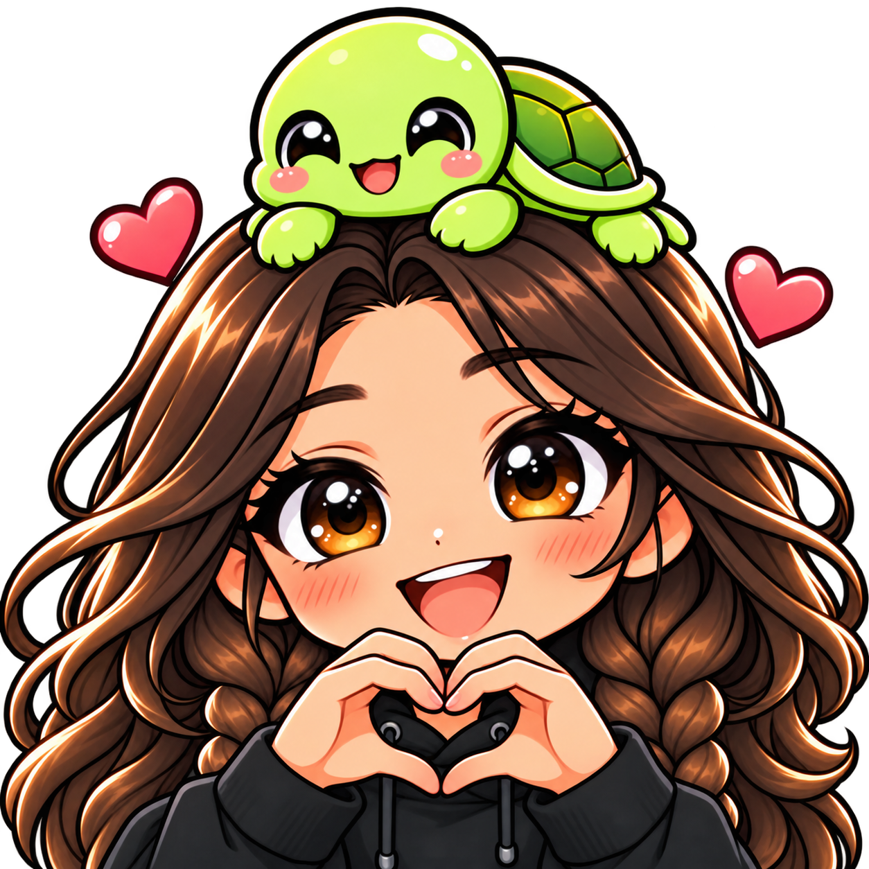 Turtle Companion — Love — Static Emotes example