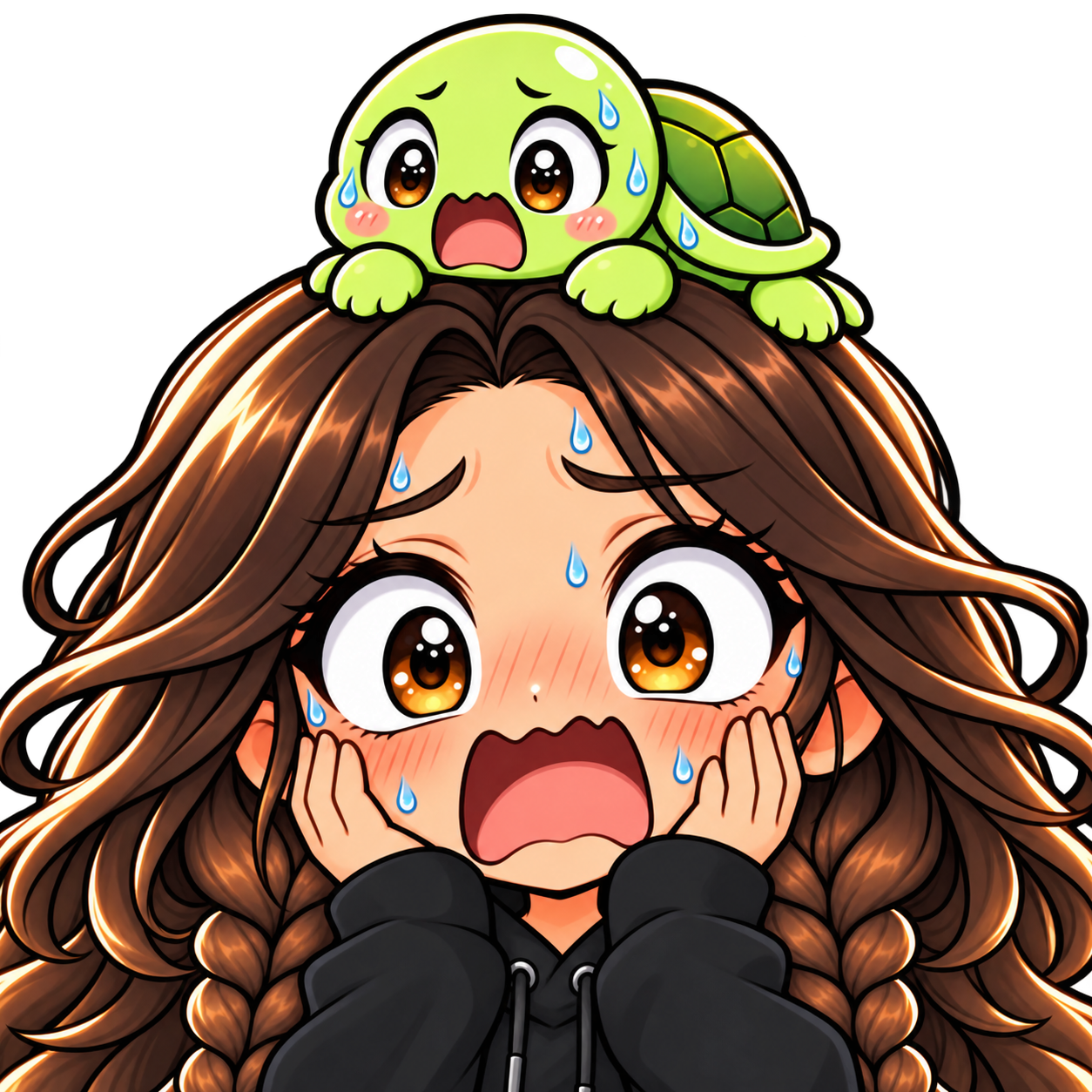 Turtle Companion — monkaW — Static Emotes example