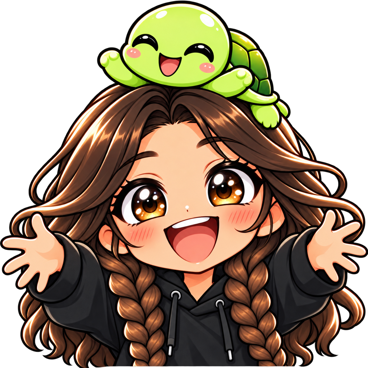 Turtle Companion — widepeepoHappy — Static Emotes example